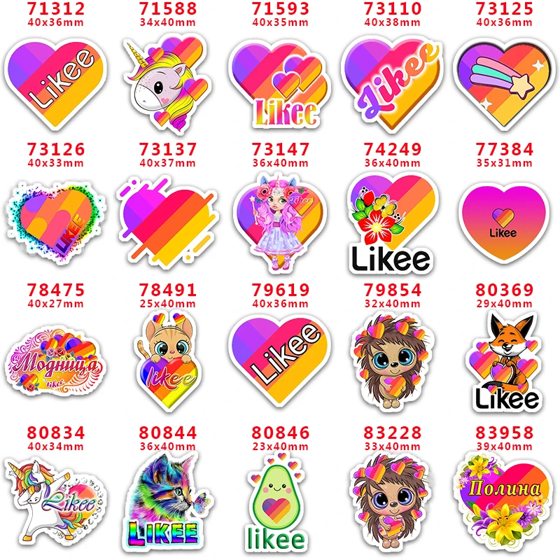 

Формы для шитья из плоских смол с мультяшным принтом, 10 шт. PR-71312