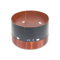 99 2mm dj speaker woofer voice coil 1400w max bass subwoofer repair parts with outer 2 layers copper wire glass fiber former