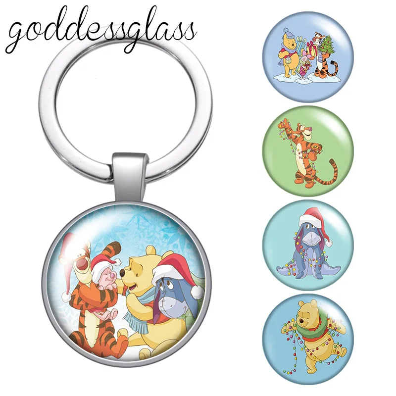 Брелок для ключей с изображением поросенка из мультфильма Пух