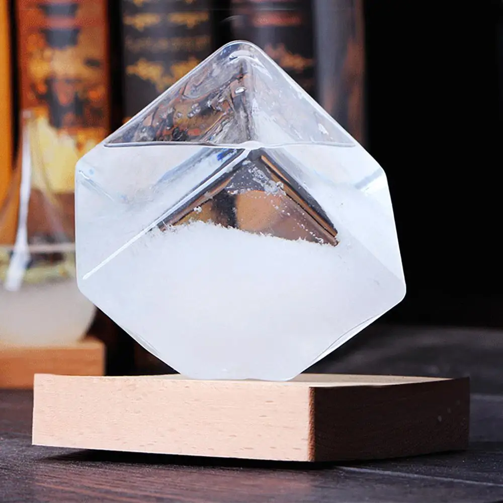 Кубик воды бутылка для предметов погоды цветной Настольный прозрачный