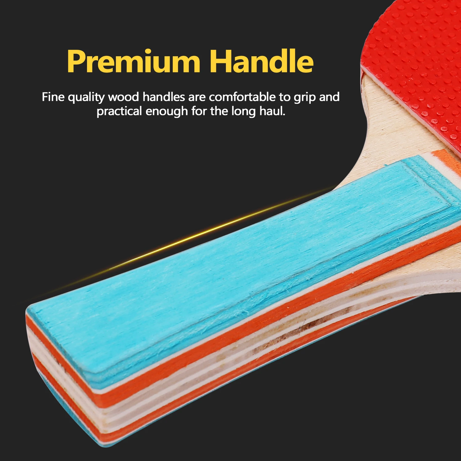 Легкая ракетка для настольного тенниса набор мячей мощная пинг-понга с короткой