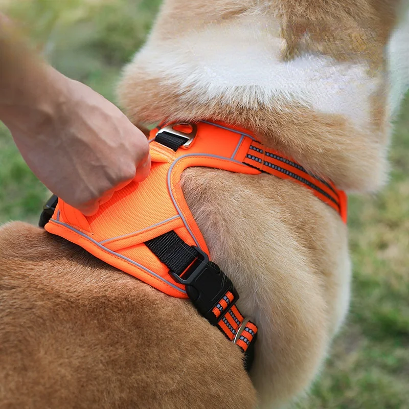 

Pet Products Dog Sports Chest Strap Vertical Handle Traction Vest Explosion Proof Punch