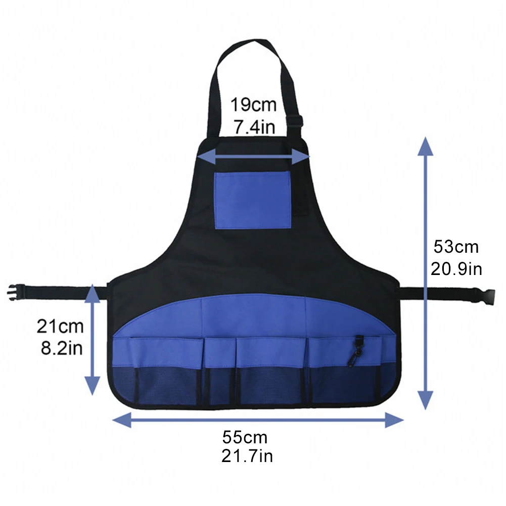 

Adjustable Practical Durable 600D Oxford Cloth Apron with Gardening Tool Pockets