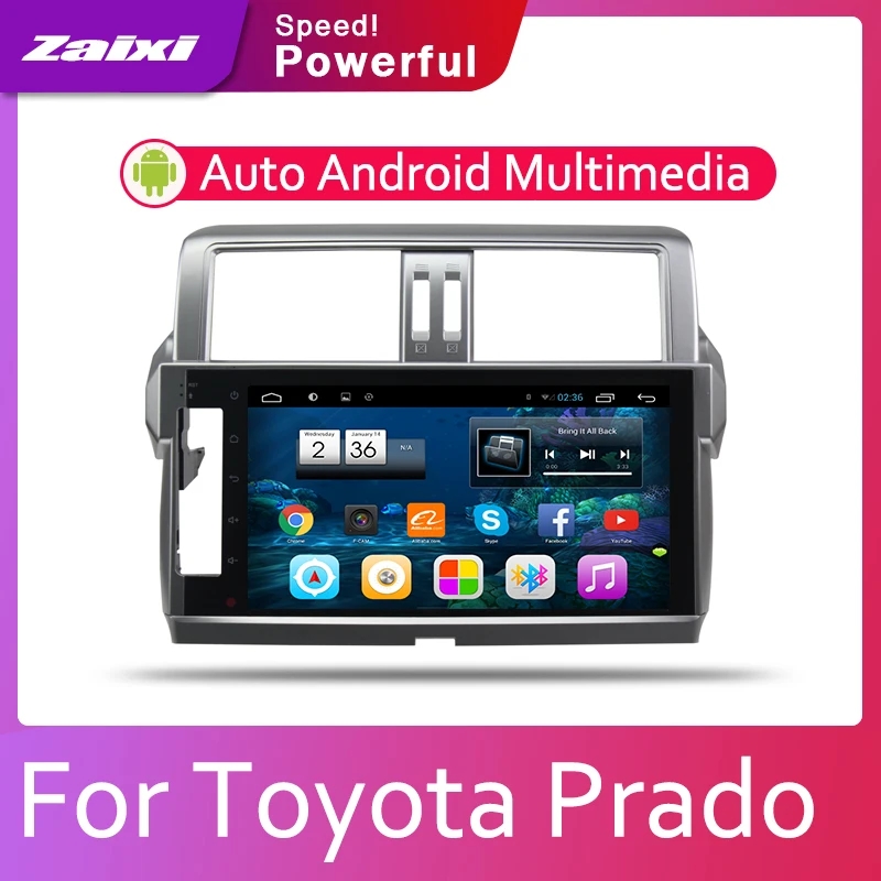 Автомобильный мультимедийный плеер для Toyota Land Cruiser Prado 150 2014 2015 2016 2017