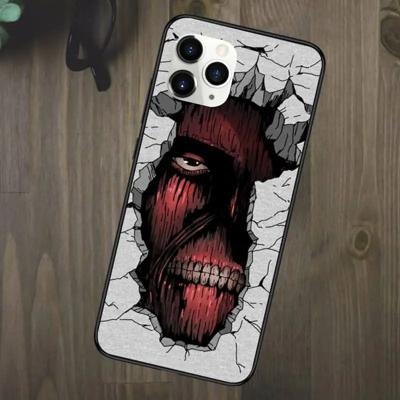 

Attack on Titan Phone Case for iPhone 11 12 mini pro XS MAX 8 7 Plus X XS XR