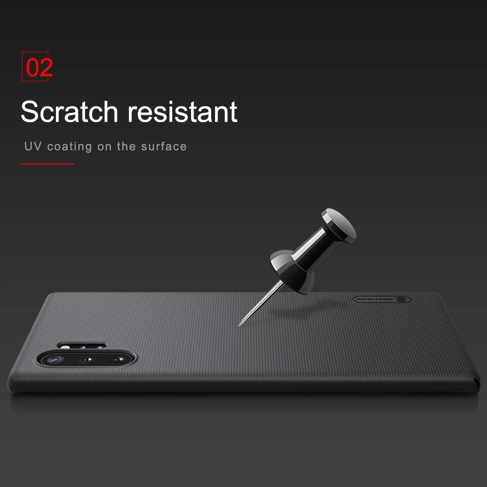 Nillkin для samsung Galaxy Note 10 9 8 S10 S9 S8 Plus S10E чехол Nilkin Матовый Щит Жесткий ПК чехол для samsung Note10 Plus