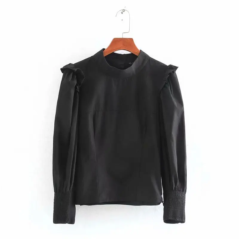 Модная рубашка из поплина в европейском и американском CC45 9537| |