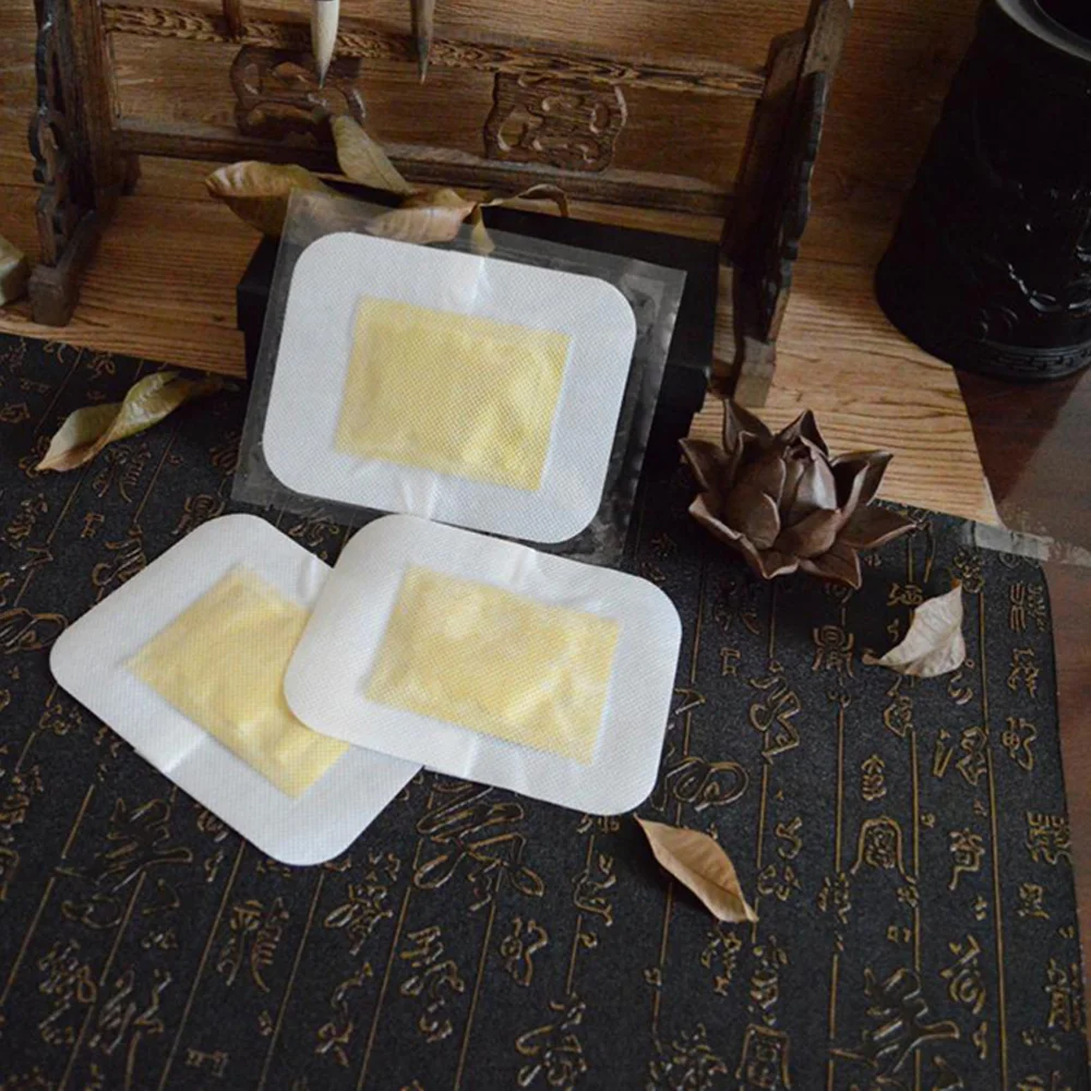 

50pcs Foot Pads Practical Pain Relief Foot Sticker for Woman Lady Man Ginger Pattern