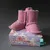 pink 7 см ботинки из овчины обувь для кукол 1/4 1/3 bjd кукла и 16 дюймов 40 см Шарон - Цвет: pink