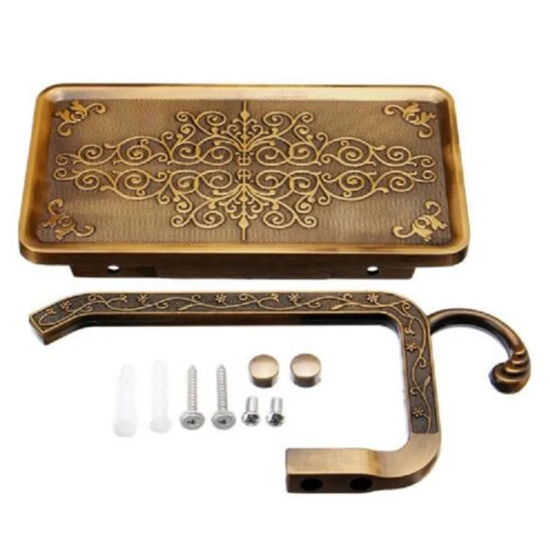 Держатель для бумаги старинный резной сплав аксессуары ванной комнаты держатель