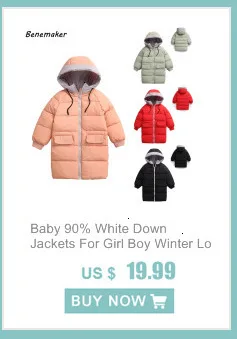 Baby Girls Jacket Autumn Winter Jacket For Girls Coat Kids Warm Hooded Outerwear Coat For Boys Coat Children Clothes YJ108
