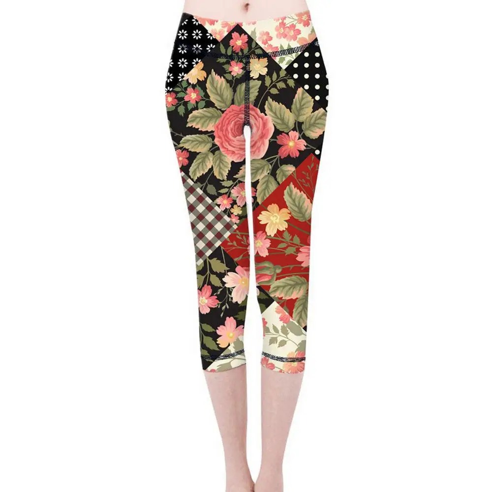 Женские Штаны Для Йоги разноцветные абстрактные геометрические штаны с принтом