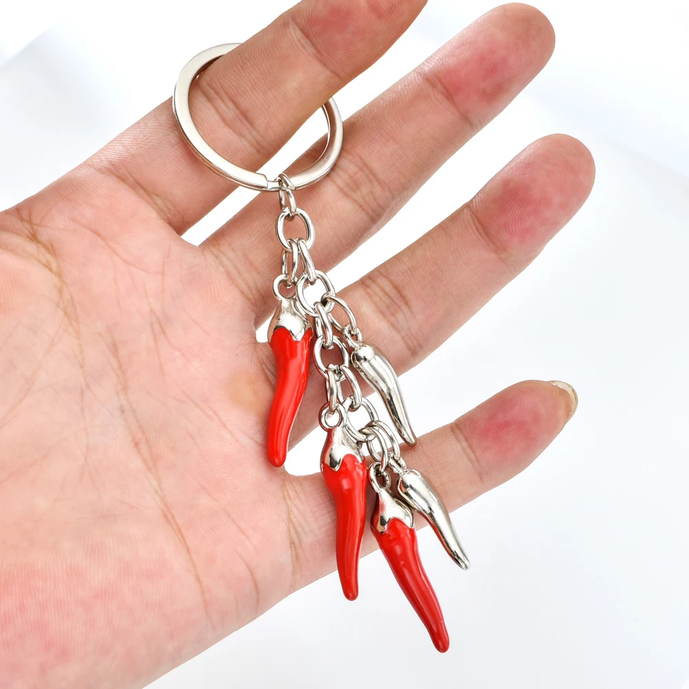 Vicney модный Chilli брелок для женщин и девочек, цинковый сплав, брелок для женщин, сумка, автомобильный брелок для ключей, ювелирный подарок