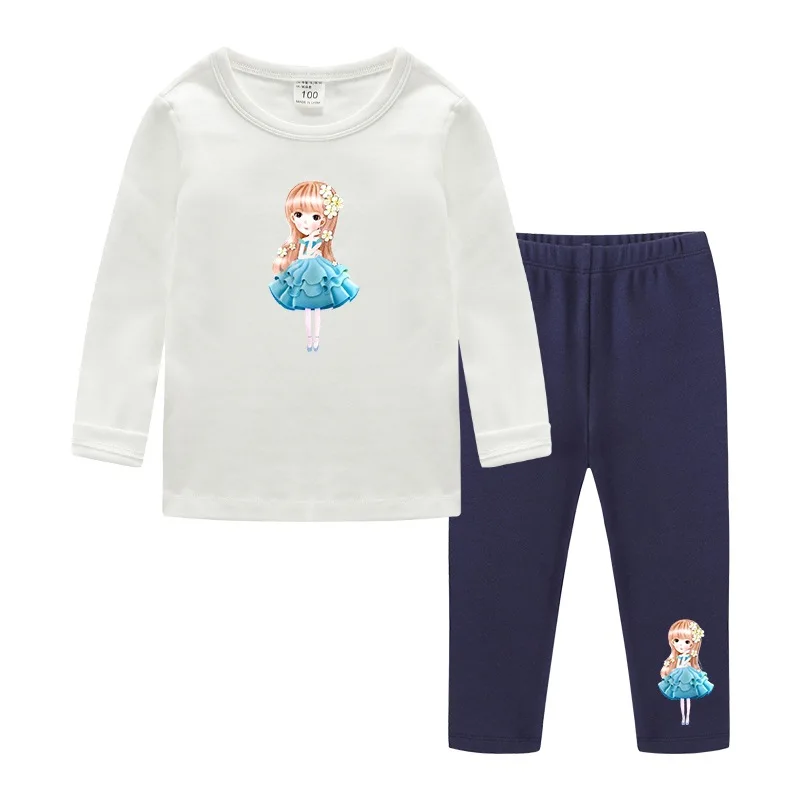 Рождественская пижама для девочек 2019 новые пижамы Пижама маленьких детская