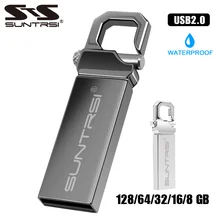Suntrsi USB флеш-накопитель 64 ГБ металлическая Флешка высокоскоростная USB флешка 32 ГБ флеш-накопитель реальная емкость 16 Гб USB флеш-накопитель
