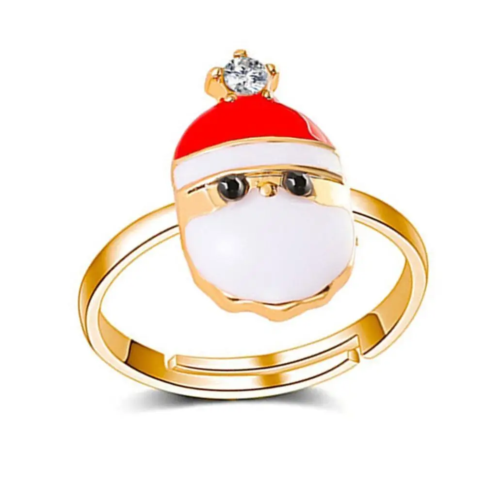 6 шт./партия Милая Пижама с рождественским принтом пижама кольца дети милые