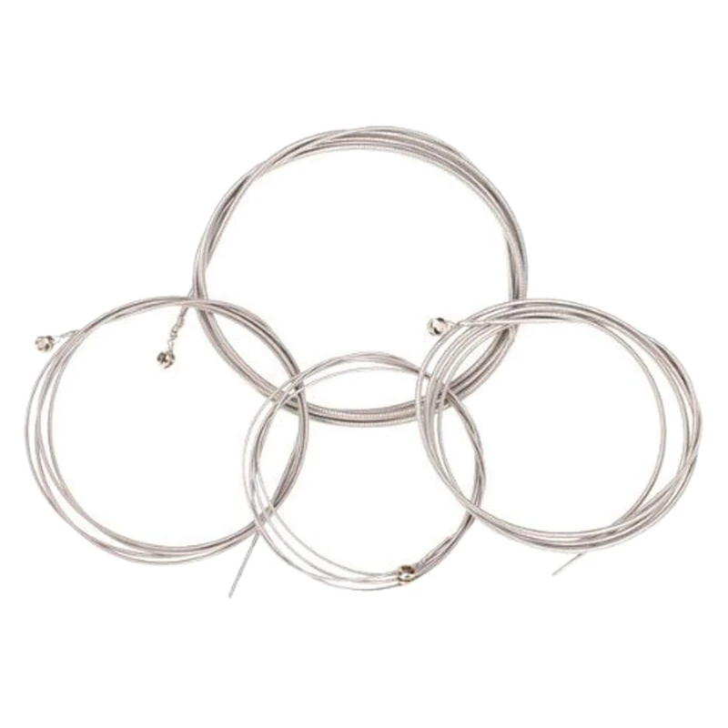 

Set of 4 String Bass Guitar Parts 4 Steel Strings