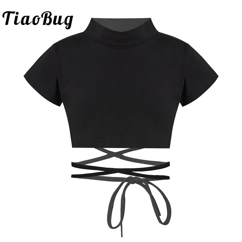 Топ детский хлопковый с коротким рукавом в стиле хип-хоп |