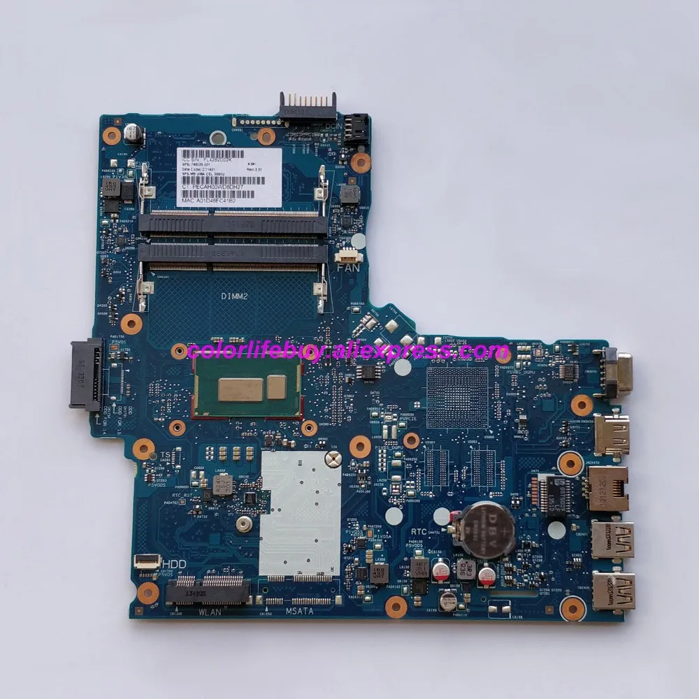 

Оригинальная материнская плата 746025-001 746025-501 746025-601 Cel2980U 6050A2608301-MB-A02 для ноутбука HP 248 340 G1 протестированная