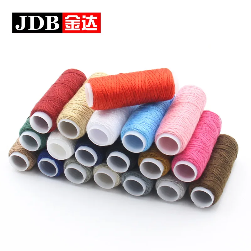 Набор разноцветных швейных ниток из полиэстера 200 ярдов 5 шт. прочные и