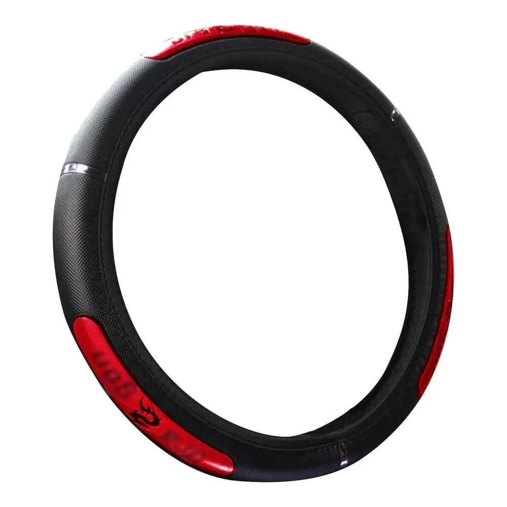

Steering Wheel Cover For Men Leather Steering Wheel Cover 14.5 To 15inch Universal Steering Wheel Cover For Cars SUVs Trucks O
