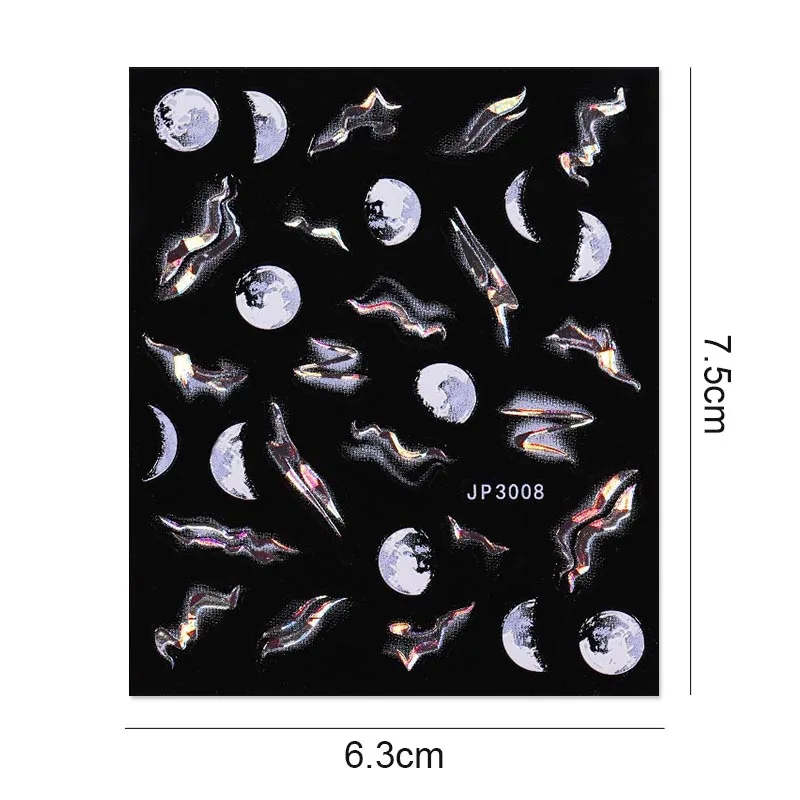 1 лист 5D белые кружевные цветочные наклейки для ногтей балет Геометрия бабочка