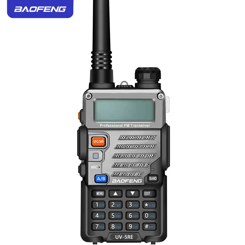 

Портативная рация Baofeng, UV-5R, 7,0, 50 км, Портативная радиостанция 5RE, 8 Вт, 136-174/400-520 МГц, двусторонняя радиосвязь vhfuhf