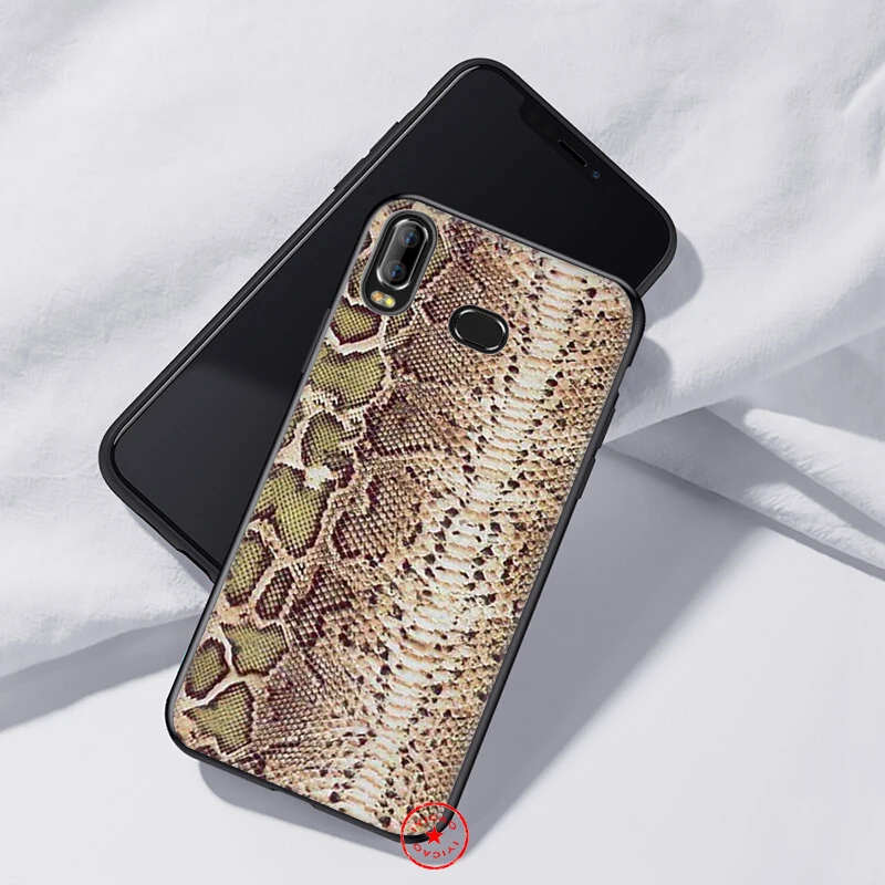 IYICAO Snake Skin Soft Case for Samsung Galaxy A9 A7 A8 A6 Plus 2018 A3 A5 2017 2016 &amp J6 Cover |