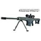 Модель снайперской винтовки Barrett M82A1 в масштабе 1:1, модель ружья, бумажная игрушка сделай сам, 3D бумажная карточка, военная модель, игрушки ручной работы для мальчика, подарок