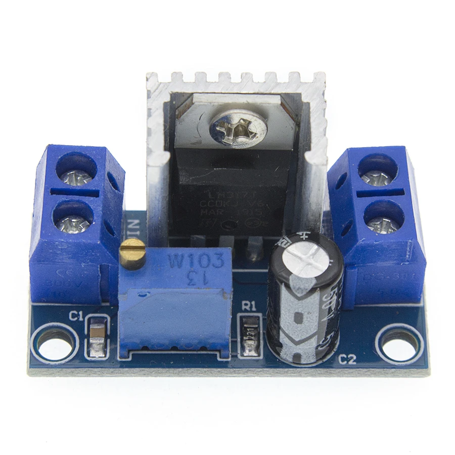 

100 шт. LM317 LM317T DC-DC понижающий преобразователь постоянного тока, печатная плата, модуль питания, оптовая продажа, Прямая поставка