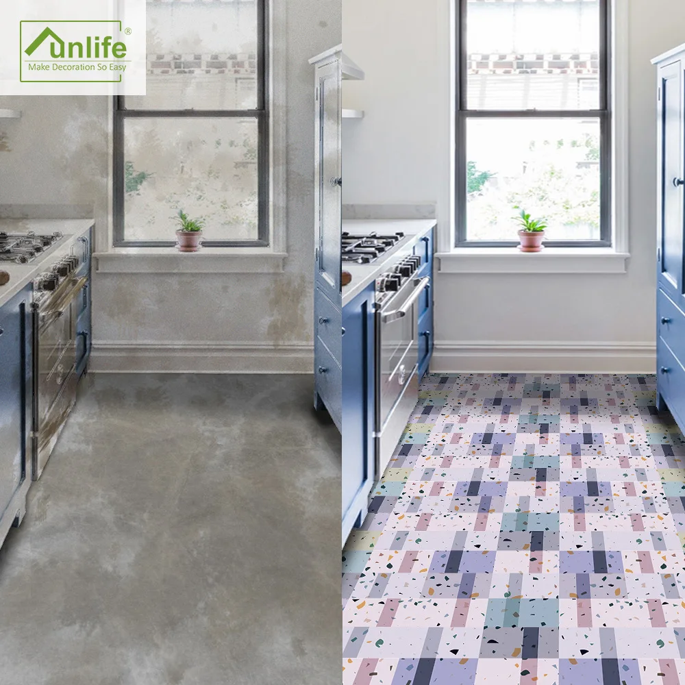 Экологичная утолщенная ПВХ Отремонтированная напольная наклейка s