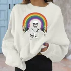 Женская Толстовка с капюшоном, с длинным рукавом и круглым вырезом