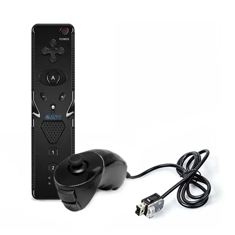 new 1pcs Built-in Motion Plus Remote Controller for Wii Gamepad With Silicone Case and Hand Strap wii command | Электроника