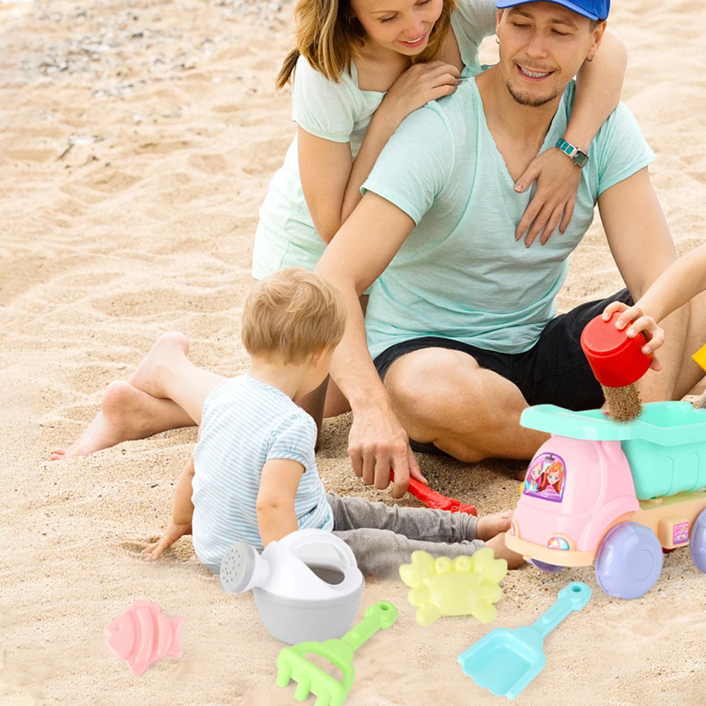 Пляжные игрушки для детей 11 шт. детские пляжных игр Набор детских песочниц летние