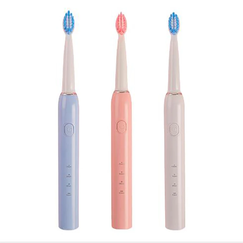 

Sonic Electric Toothbrush Adult Timer Brush 3 Mode USB Charger Rechargeable Tooth Brushes Replacement Heads Set Waterproof