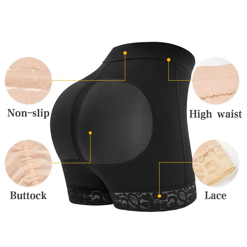 Buttock Shapewear Tummy Control Panties Butt Lifter High Waist Body Shaper Plus Size Butt Hip Enhancer Booty Sculpt and Boost US
