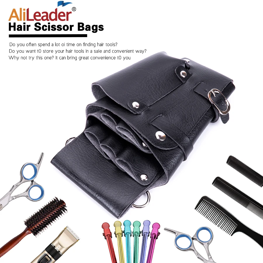 Ремень Alileader для парикмахерской женский ремень из искусственной кожи черного