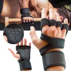 Тренировочные перчатки для тяжелой атлетики для мужчин и женщин, фитнеса, тренажерного зала, для поддержки запястья, тренировок, бодибилдинга, варежки
