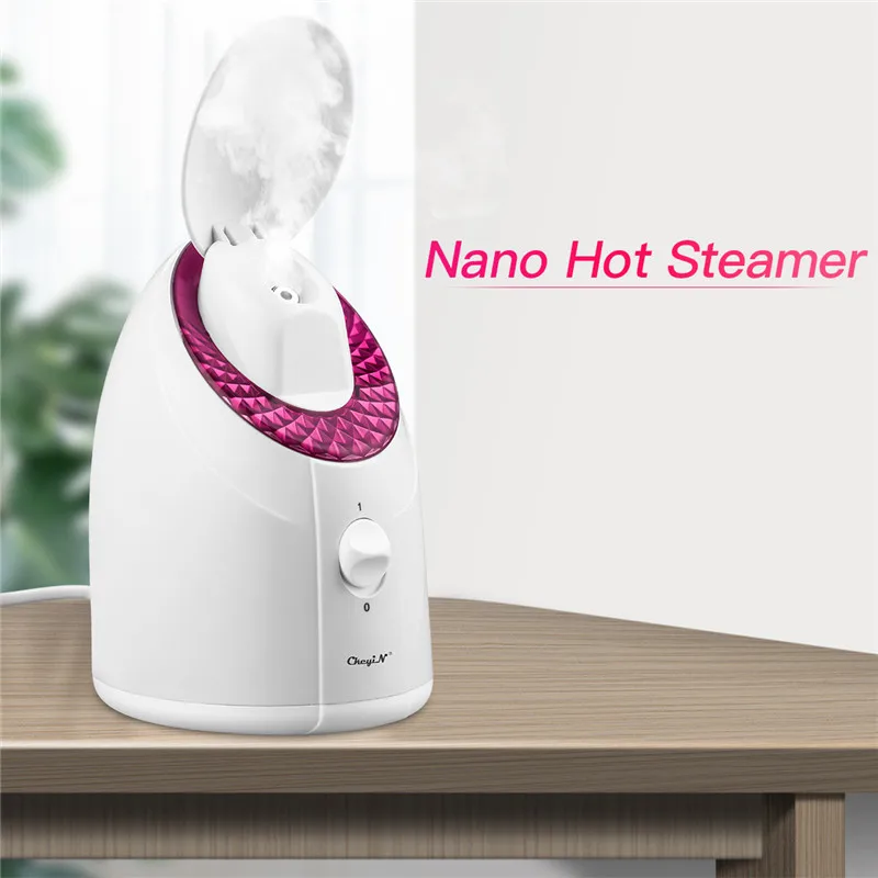 

90ml Nano Warm Mist Facial Sprayer Professional Angle Adjustable Face Steamer Lady Pore Open Skin Hydrating Steaming Moisturizer