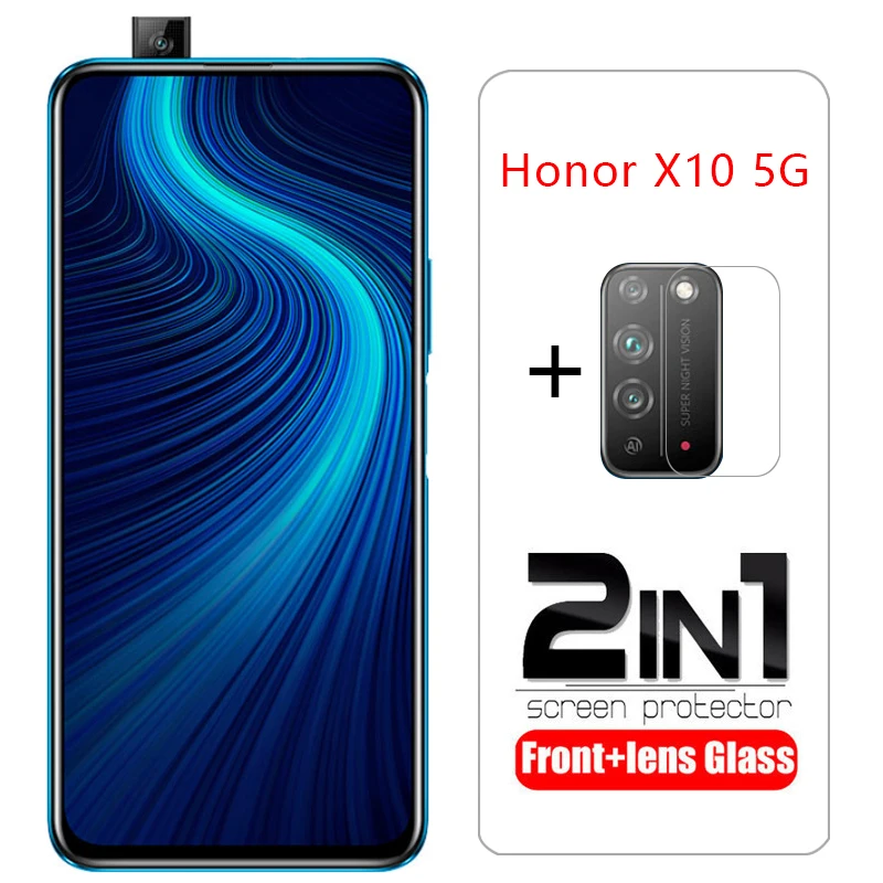 Чехол для huawei honor x10 5g чехол с закаленным стеклом пленка объектива камеры honorx10 honer x