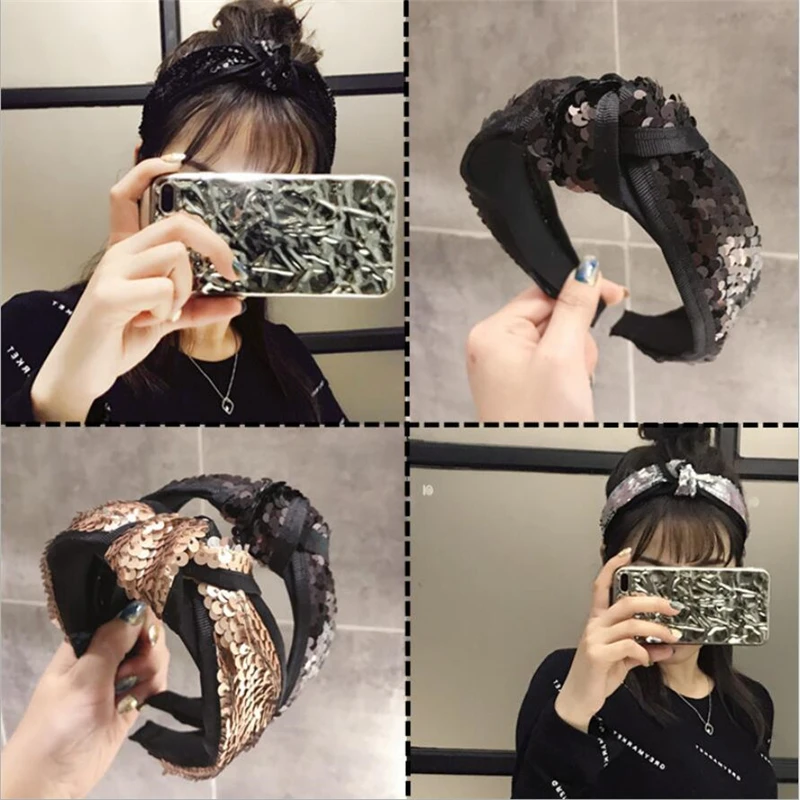 Эксклюзивная лента для волос высокого класса аксессуары простая широкая повязка