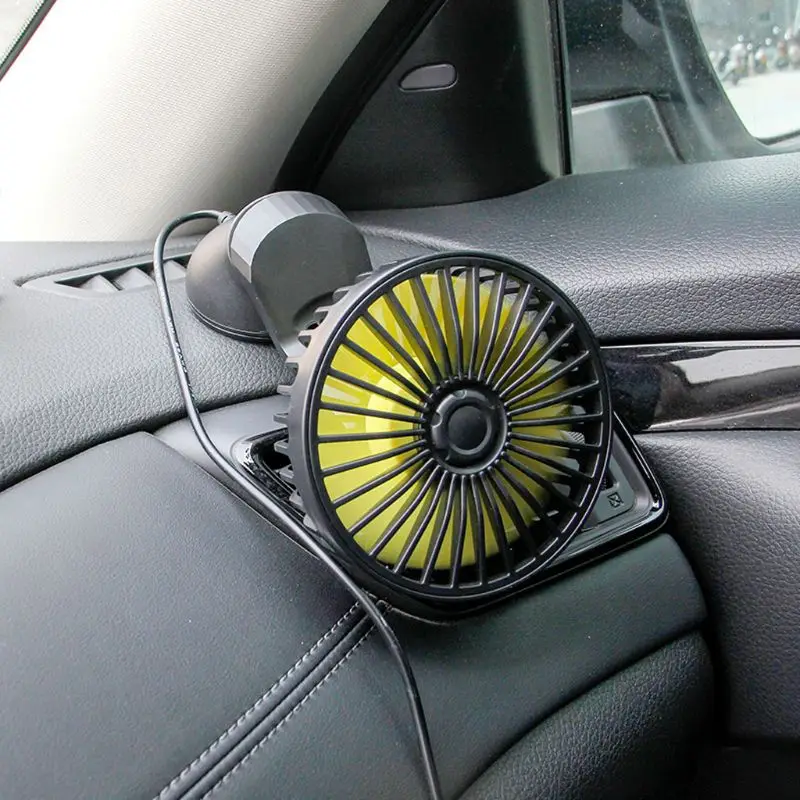 

Universal Suction Cup Single Head 5V USB Car Fan Three Speed Control Air Cooling USB Fan for Truck SUV Boat Office Home