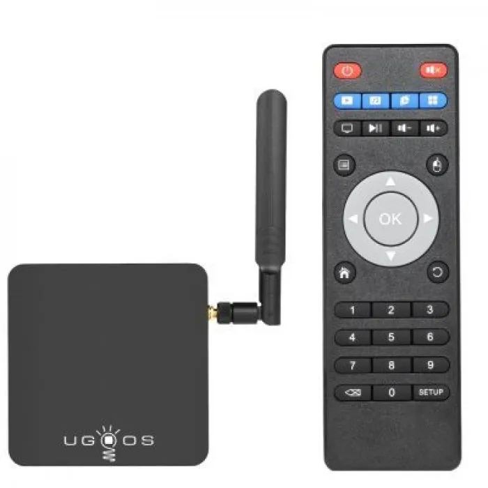 UGOOS AM3 Smart Android 7,1 tv Box Amlogic S912 Восьмиядерный 2 Гб ОЗУ 16 Гб ПЗУ 2,4 г/5 г WiFi 1000 м LAN Bluetooth 4K HD медиаплеер