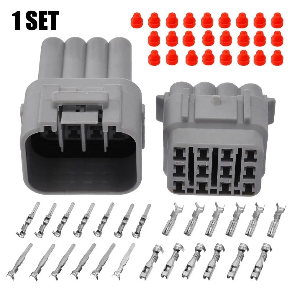 1 комплект прочный автомобильный 12 Pin Way герметичный водонепроницаемый