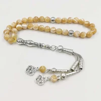 new sea shell tasbih eid gift muslim bracelets 33 prayer beads ramadan arab jewelry tespih islam women fashion accessories