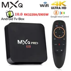ТВ-приставка MXQ PRO, 4K, Android 10,0, RK3228A, 2 + 16 ГБ, 2,4-5G ГГц, Wi-Fi, сетевой медиаплеер 4K HD, Android 10,0