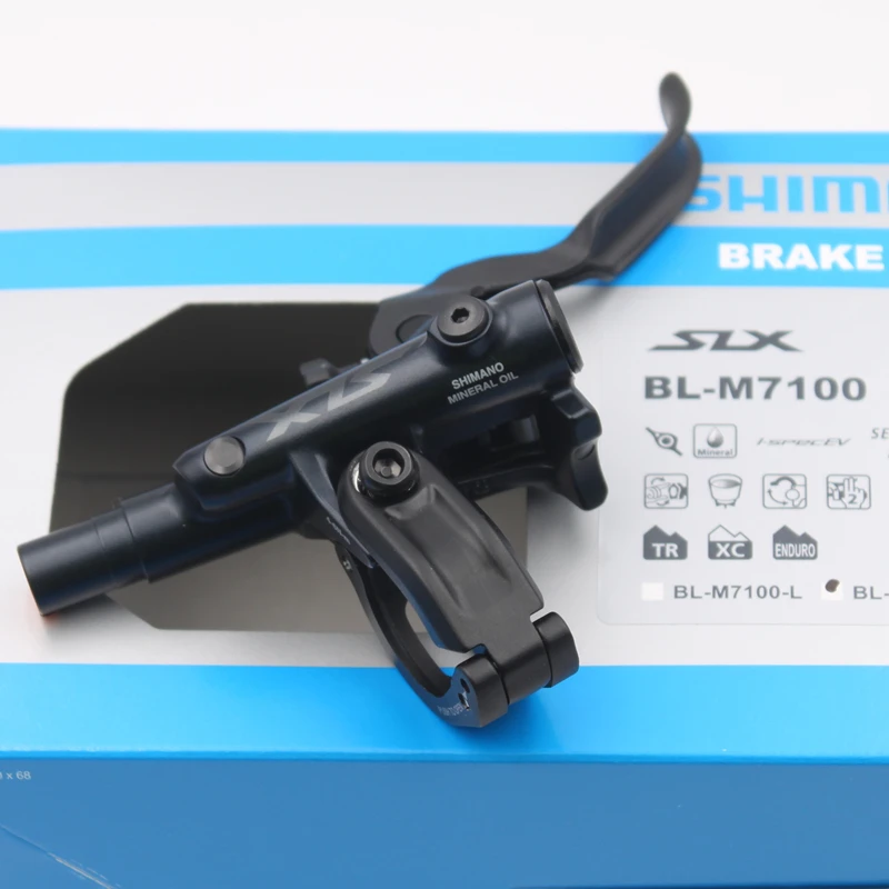 Рычаг гидравлического тормоза SHIMANO SLX BL-M7100 и зажим BR-M7100 с колодками J04C BR-M7120 N04C