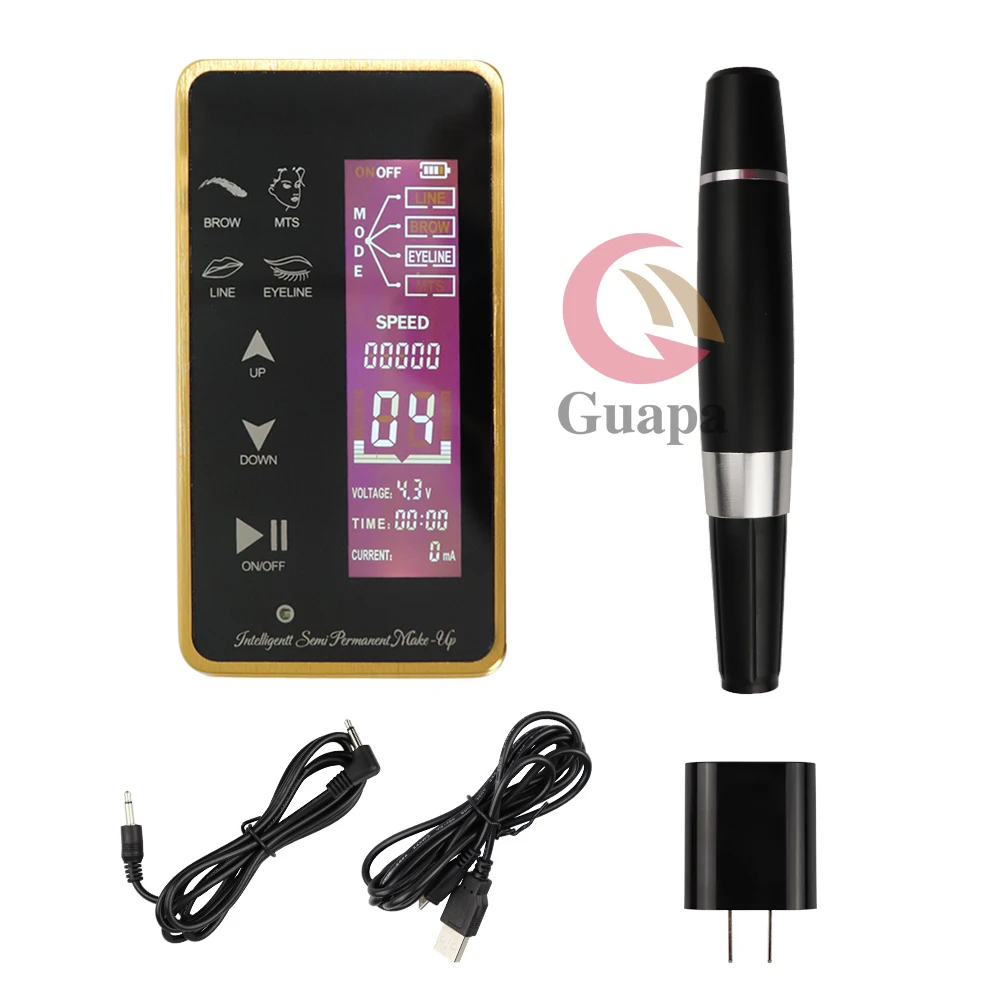 Устройство для перманентного макияжа бровей устройство ротационная ручка