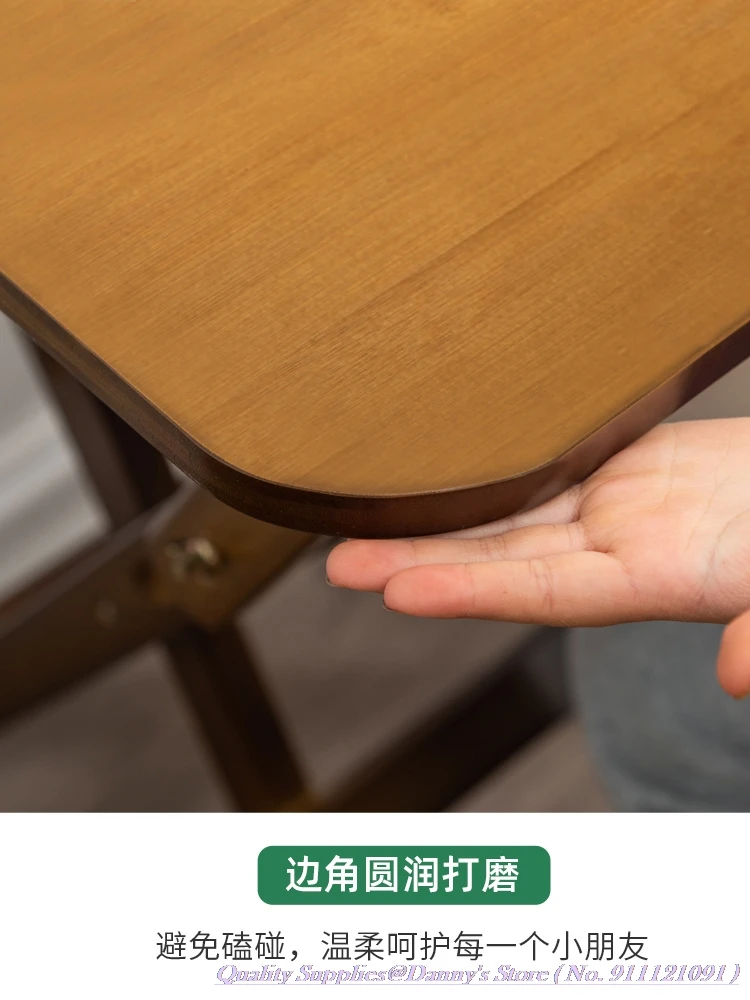 80x50x71cm Bamboo Desk Children Study Table PrimarySchool Student Homework Folding Household Raisable Small | Мебель