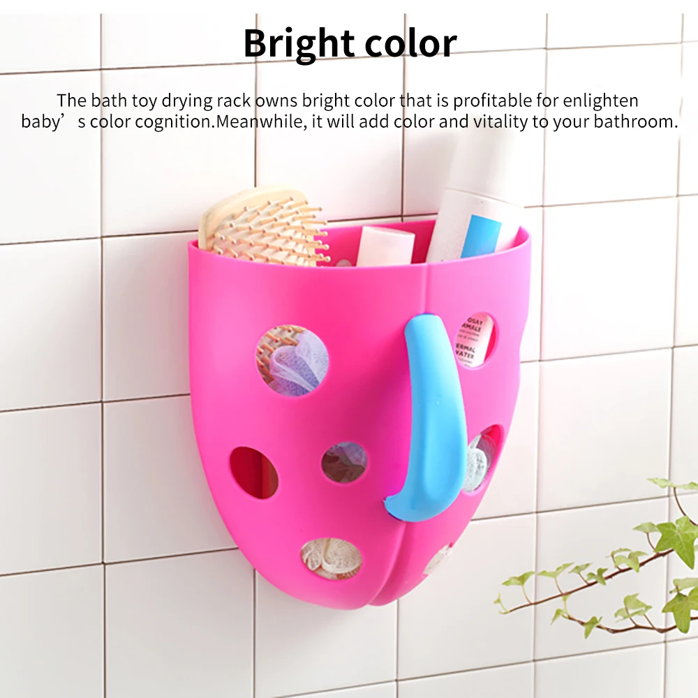 

Купальный сушилка Корзина игрушка Детские игрушки для ванной Организатор Scoop бункеры для Младенческая подвесная корзина для хранения душе...